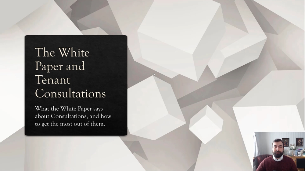 Image The White Paper and Tenant Consultations